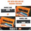 imageKlein Tools 54818MB MODbox Internal Rail Accessory Modular Tool Storage System Internal Mount Provides Secure Storage of Rail AccessoriesSmall Pack of 4