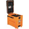 imageKlein Tools 54824MB MODbox Hybrid Tool Box Lockable Tool Storage with Removable Lid Converts to Open Crate 2 Adjustable Dividers Connects with all Klein Tools MODbox Components