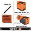 imageKlein Tools 54824MB MODbox Hybrid Tool Box Lockable Tool Storage with Removable Lid Converts to Open Crate 2 Adjustable Dividers Connects with all Klein Tools MODbox Components