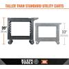 imageKlein Tools 54831MB MODbox Utility Cart 2Shelf Heavy Duty Rolling Tool Cart 500Pound Capacity 6Inch Wheels for Jobsite Warehouse