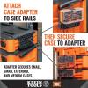 imageKlein Tools 54875MB MODbox Case Adapter Modular System Side Rail Attachment OneHanded Release for Mounting Small Medium Cases to MODbox System