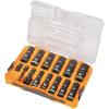 imageKlein Tools 65111IMPCTM KNECT Deep Well Impact Socket Set 12Inch Drive Metric Color Coded MODbox Case Impact Adapter and Extension 14PieceMetric