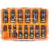 imageKlein Tools 65111IMPCTM KNECT Deep Well Impact Socket Set 12Inch Drive Metric Color Coded MODbox Case Impact Adapter and Extension 14PieceMetric