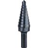 imageKlein Tools KTSBSPRO Premium 3Piece Electricians Step Bit Set with Cutting Oil Modular Case 38Inch Hex Shank Straight Double FlutedStandard