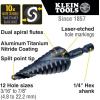 imageKlein Tools QRST3PC 3Piece Impact Step Drill Bit Set with Cutting Oil and Modular Case 12 to 78Inch Quick Release Hex ShankQuick Release