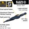 imageKlein Tools QRST3PC 3Piece Impact Step Drill Bit Set with Cutting Oil and Modular Case 12 to 78Inch Quick Release Hex ShankQuick Release