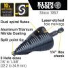 imageKlein Tools QRST3PC 3Piece Impact Step Drill Bit Set with Cutting Oil and Modular Case 12 to 78Inch Quick Release Hex ShankQuick Release