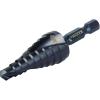 imageKlein Tools QRST3PC 3Piece Impact Step Drill Bit Set with Cutting Oil and Modular Case 12 to 78Inch Quick Release Hex ShankQuick Release