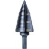 imageKlein Tools QRST3PC 3Piece Impact Step Drill Bit Set with Cutting Oil and Modular Case 12 to 78Inch Quick Release Hex ShankStandard