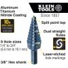 imageKlein Tools QRST3PC 3Piece Impact Step Drill Bit Set with Cutting Oil and Modular Case 12 to 78Inch Quick Release Hex ShankStandard