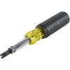imageKlein Tools VDV001081 MultiBit Screwdriver Punchdown Screwdriver BayonetedStyle MultiTool with HeavyDuty Blade Barrel for Bit Storage