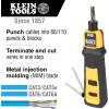imageKlein Tools VDV427300 Impact Punchdown Tool with 66110 Blade Reliable CAT Cable Connections Adjustable Force Includes Pick and SpudgerPunchdown Tool