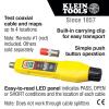 imageKlein Tools VDV512100 Cable Tester Coax Explorer 2 VDV Tester Push Button Operation For Wire Tracing Testing and Mapping Coaxial CableCoax Explorer 2 Tester