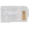 imageKlein Tools VDV826764 Modular Data Plug for CAT6A and Larger Diameter CAT6 Indoor or Outdoor Ethernet Cable 200Pack50Pack
