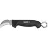 imageKlein Tools 15703LR Linemans Skinning Knife Made in USA Ergonomic Handle with Finger Grooves 3Inch Fixed Hook Blade with NotchKlein Kurve