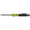 imageKlein Tools 32527HD KNECT 11in1 HVAC MultiBit ScrewdriverNut Driver Impact Rated with Phillips Slotted Square and Schrader Bits3in1