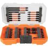 imageKlein Tools 33801 Impact Driver Bit Set with Magnetic Nut Drivers ProFlex S2 Steel Phillips Slotted Square TORX Bits with Case MODBox Compatible 40Piece