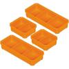 imageKlein Tools 54810MB MODbox Replacement Bins Full or HalfWidth Modular Storage for Short Component Boxes Small Parts Organizer 4Pack