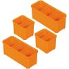 imageKlein Tools 54811MB MODbox Replacement Bins Modular Storage for Klein Full or HalfWidth Tall Component Boxes Small Parts Organizer 4Pack
