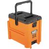 imageKlein Tools 54824MB MODbox Hybrid Tool Box Lockable Tool Storage with Removable Lid Converts to Open Crate 2 Adjustable Dividers Connects with all Klein Tools MODbox Components