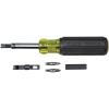 imageKlein Tools VDV001081 MultiBit Screwdriver Punchdown Screwdriver BayonetedStyle MultiTool with HeavyDuty Blade Barrel for Bit Storage