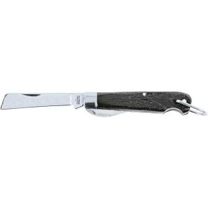 imageKlein Tools 155024 Pocket Knife Stainless Steel Sheepsfoot Slitting Blade 234Inch Long Locking BladeCarbon Steel Coping