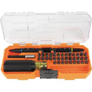 imageKlein Tools 32501HD KNECT 46Piece ImpactRated MultiBit Screwdriver and Nut Driver Set with MODbox Case 39 Bits 4 Nut Drivers Bit Holder Handle46Piece Set
