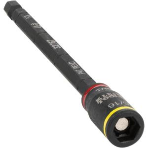 imageKlein Tools 32767 Impact Driver SAE 3in1 Impact Socket and Bit Holder Flip Socket with 14Inch and 516Inch Hex Drivers 5Inch Length1 Count Pack of 1