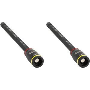 imageKlein Tools 32767 Impact Driver SAE 3in1 Impact Socket and Bit Holder Flip Socket with 14Inch and 516Inch Hex Drivers 5Inch Length1 Count Pack of 2