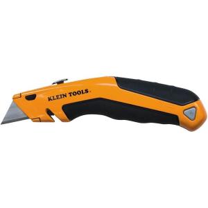 imageKlein Tools 44133 Heavy Duty Utility Knife Retractable Adjustable with Wire Stripper KleinKurve Handle