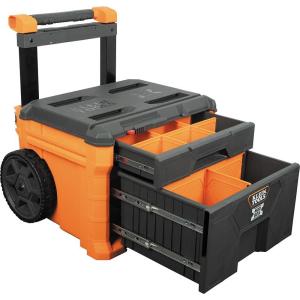 imageKlein Tools 54801MB MODbox Rolling Drawer Tool Box HeavyDuty Double Drawer Tool Organizer Deep Stackable SetTwo Drawer Rolling Toolbox