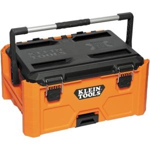 imageKlein Tools 54803MB MODbox Medium Deep Tool Box Heavy Duty Organizer with Removable Tray Water and Debris Resistant Stackable Module