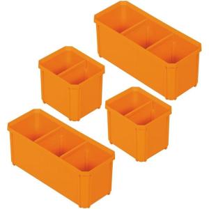 imageKlein Tools 54811MB MODbox Replacement Bins Modular Storage for Klein Full or HalfWidth Tall Component Boxes Small Parts Organizer 4Pack