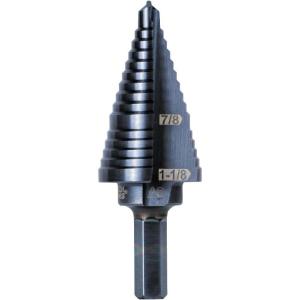 imageKlein Tools QRST3PC 3Piece Impact Step Drill Bit Set with Cutting Oil and Modular Case 12 to 78Inch Quick Release Hex ShankStandard