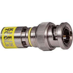 imageKlein Tools VDV813613 BNCConnector for RG66Q Coaxial Cables Universal Compression Connectors Male 35PackBNC  RG66Q  Universal  35 Pack
