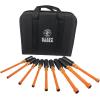 imageKLEIN TOOLS 33524 Tool Kit Made in USA 1000V Insulated Nut Driver Set Sizes 316 14 516 1132 387161291658Inch with Case 9Piece