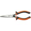 imageKlein Tools 2038EINS Long Nose Side Cutter Insulated Pliers with Slim Induction Hardened Cutting Knives for Long Life 8Inch7Inch