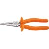 imageKlein Tools 2038EINS Long Nose Side Cutter Insulated Pliers with Slim Induction Hardened Cutting Knives for Long Life 8Inch8Inch