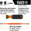 imageKlein Tools 32286 Insulated Screwdriver 2in1 Screwdriver Set with Flip Blade 1 Phillips and 316Inch Slotted Tips DoubleEnded Blades1 PH  316 SL