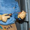 imageKlein Tools 32293 Insulated Screwdriver 2in1 Screwdriver Set with Flip Blade 2 Phillips and14Inch Slotted Tips DoubleEnded Blades2in1