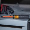 imageKlein Tools 32293 Insulated Screwdriver 2in1 Screwdriver Set with Flip Blade 2 Phillips and14Inch Slotted Tips DoubleEnded Blades2in1
