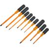 imageKlein Tools 33528 Insulated Screwdriver Kit with Carrying Case Made in USA 1000 V Cushion Grip 9PieceScrewdriver Kit