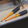 imageKlein Tools 33532INS Electrical Insulated Screwdriver Set of 2 Made in USA 4Inch Phillips and Cabinet Set Made in USA