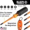 imageKlein Tools 33736INS Insulated Screwdriver Set 1000V SlimTip Driver with Phillips Cabinet and Square Bits and a Magnetizer 6Piece