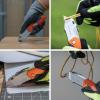 imageKlein Tools 44130 Utility Knife AutoLoading Folding Heavy Duty Retractable Box Cutter Blade Storage 3 Blades and Pocket Clip Included