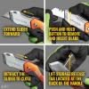 imageKlein Tools 44130 Utility Knife AutoLoading Folding Heavy Duty Retractable Box Cutter Blade Storage 3 Blades and Pocket Clip Included