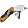 imageKlein Tools 44130 Utility Knife AutoLoading Folding Heavy Duty Retractable Box Cutter Blade Storage 3 Blades and Pocket Clip Included