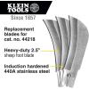 imageKlein Tools 44219 Replacement Hawkbill Blade for 44218 3Pack25Inch Replacement Blades