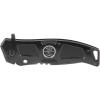 imageKlein Tools 44228 Folding Pocket Knife Electricians EDC Knife Black with Stainless Steel Blade Bearing Assist Flipper Open Belt Clip