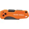 imageKlein Tools 44303 FLICKBLADE Folding Utility Knife with Blade Storage Utility Knife with 5 Blades Compact with Side Release Button and Dual Locking PositionsFlickblade w Driver